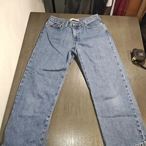 Vintage Tommy Hilfiger Blue Woman's Capri  Jeans